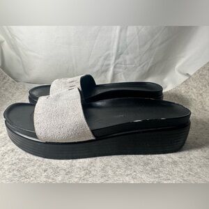 Donald J. Pliner Black and Gray Women's Sandals